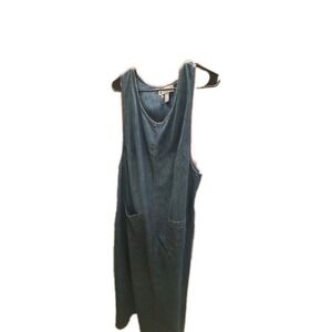 VTG Marsh Landing Blue Denim Jumper Sz.  3X